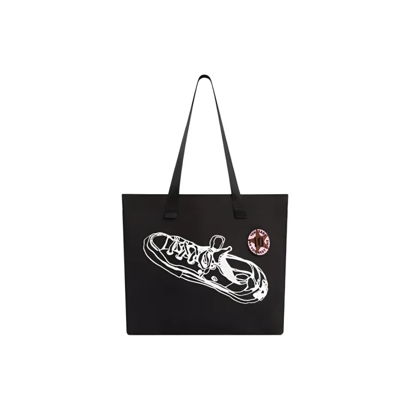 Converse Camp Flog Gnaw Collaboration Polyester Tote Bag Shopping Bag Shoulder Bags Unisex Black-2