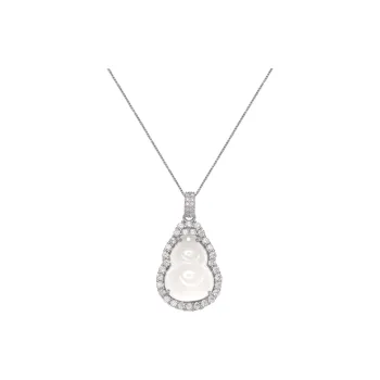 Long Fu Chalcedony Necklaces Women's