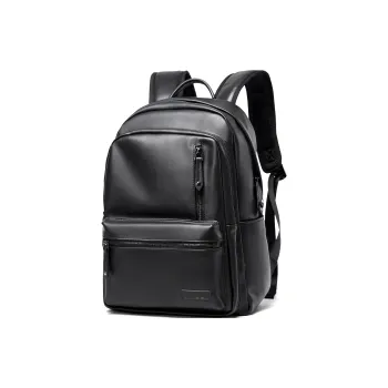 MOYYI PVC Backpack Unisex Black
