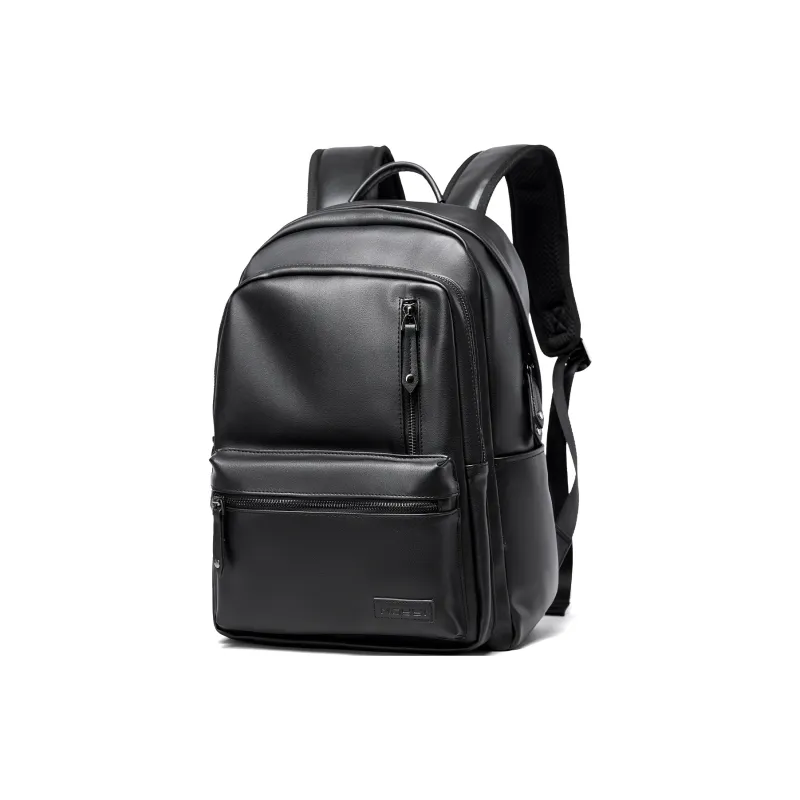 MOYYI PVC Backpack Unisex Black-0