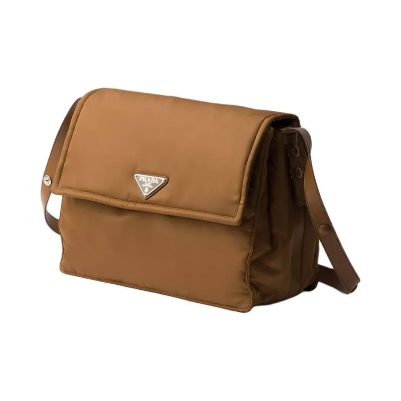 PRADA Re Nylon Polyamide Crossbody Bag, Shoulder Bag Tubas Women's Brown-1