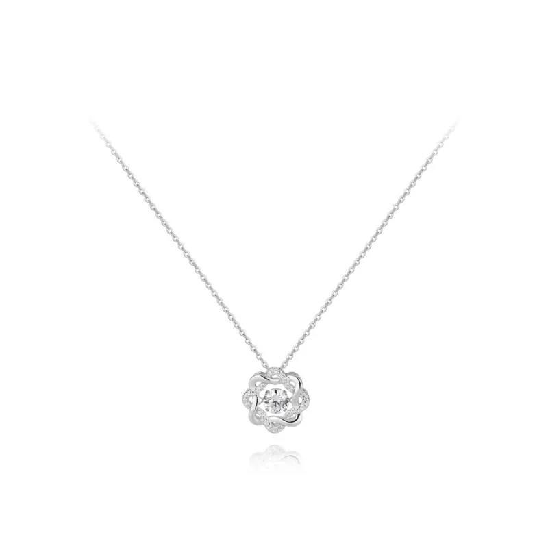 KUMET Sterling Silver Necklaces Women's Same For Couples-8