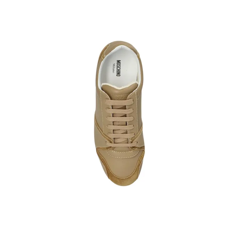 MOSCHINO Round Toe Low Top Sneakers Women's-4