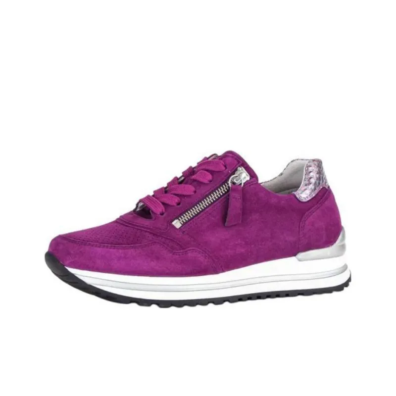Gabor Comfort Low Top Casual Shoes Women's Purple-1