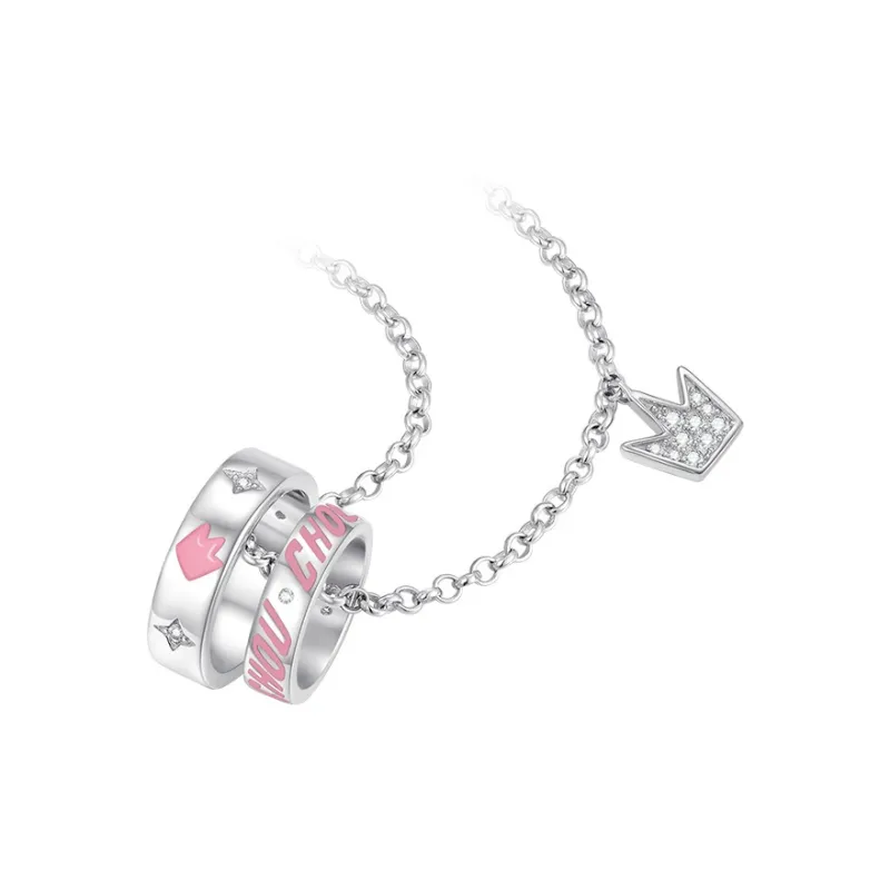 CHOW TAI SENG S925 Silver Necklaces Unisex-2
