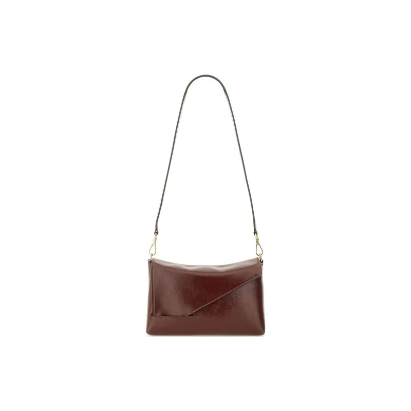 Wandler Calfskin Shoulder Bag Women's Bordeaux Red-1
