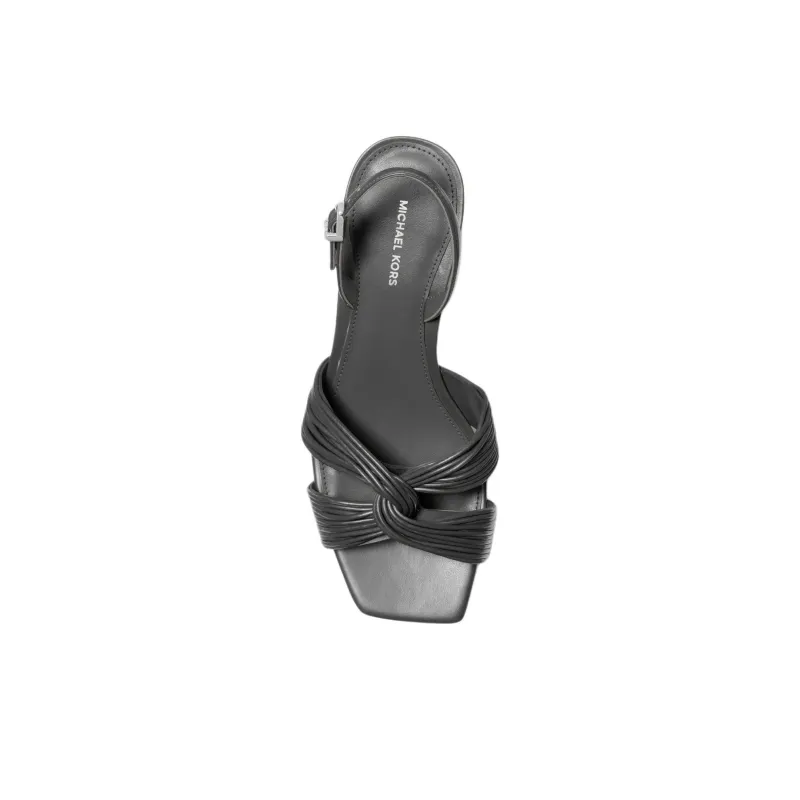 MICHAEL KORS Alessia One Strap Sandals Women's Black-3