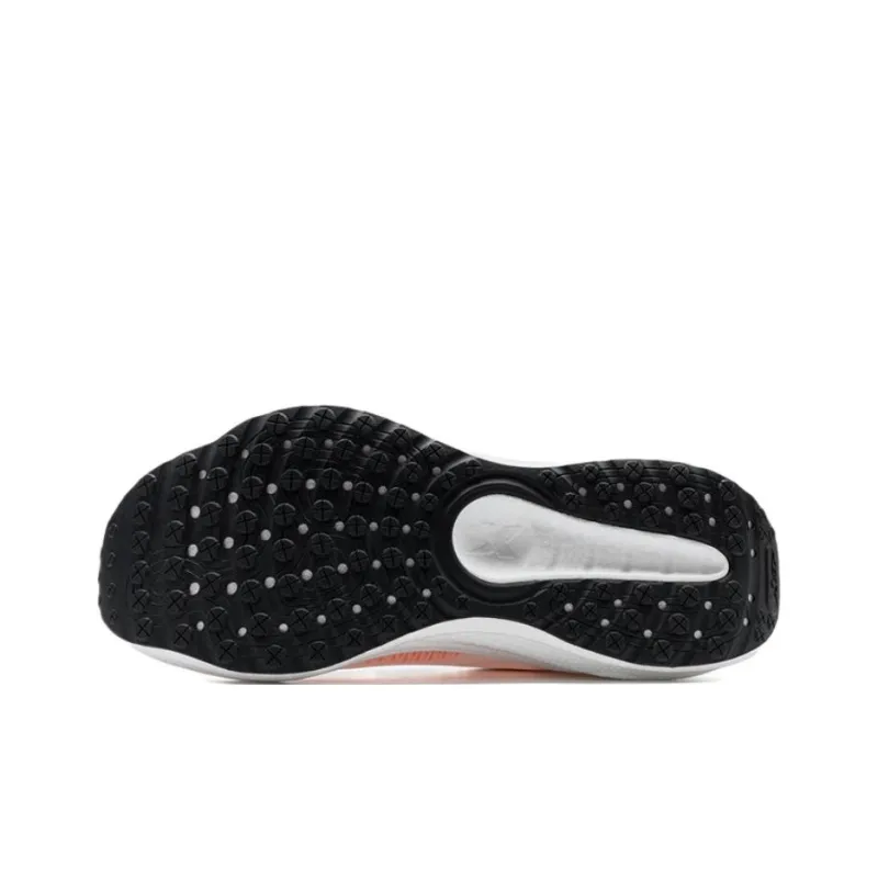 XTEP Abrasion Resistant, Lightweight, And Breathable Low Top Casual Running Shoes Men's White Orange-5