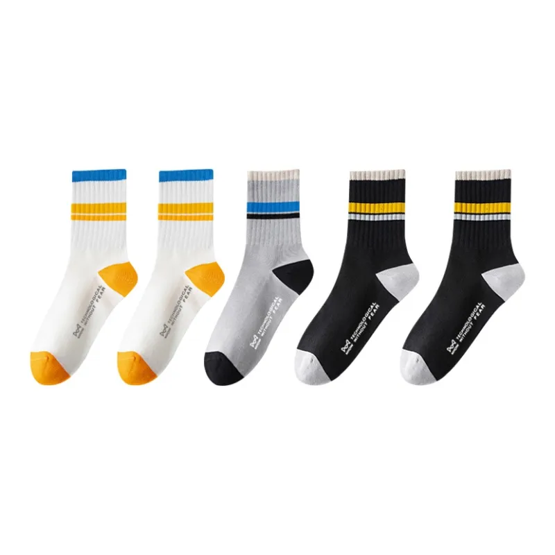 MIIOW Mid-Calf Socks Men's 5 Pack-4