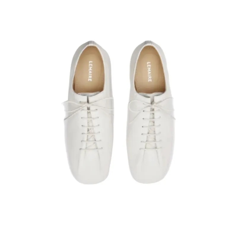 Lemaire Souris Casual Single Shoes Women's White-4