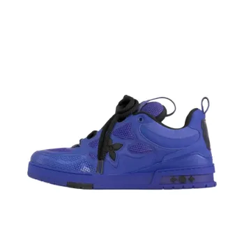 LOUIS VUITTON Skate Low Top Skateboard Shoes Men's Blue