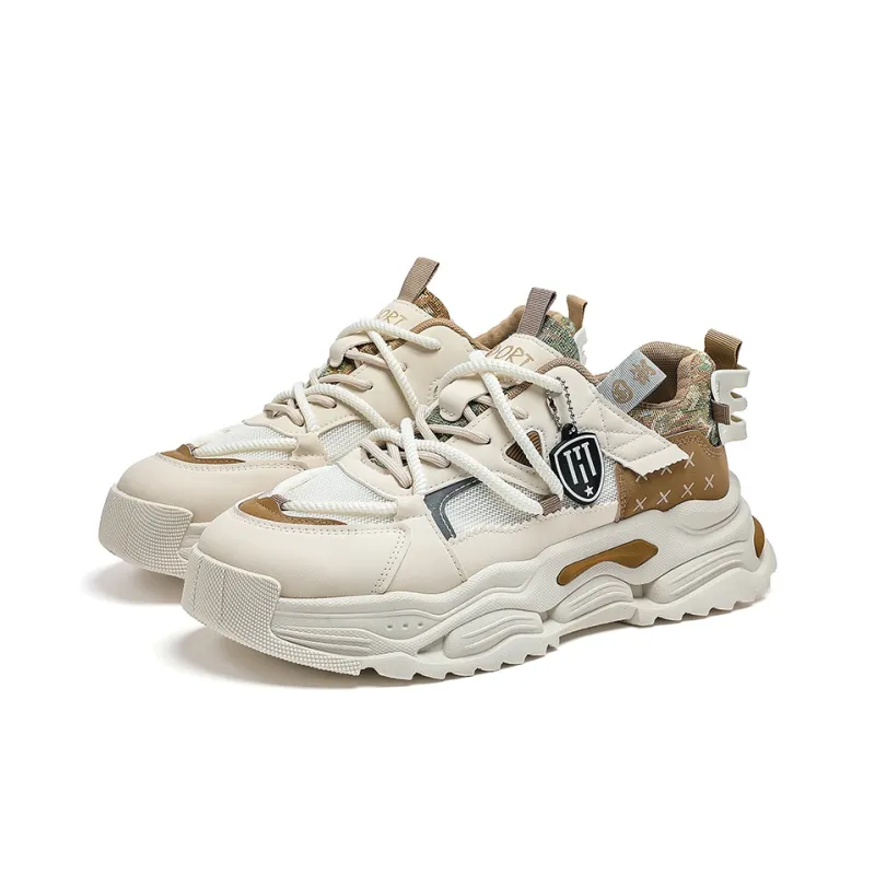 HACKBUTEER Low-Top Chunky Sneakers Men's-8
