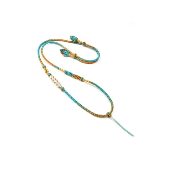 Moon Jewelry Braided String Necklaces Unisex