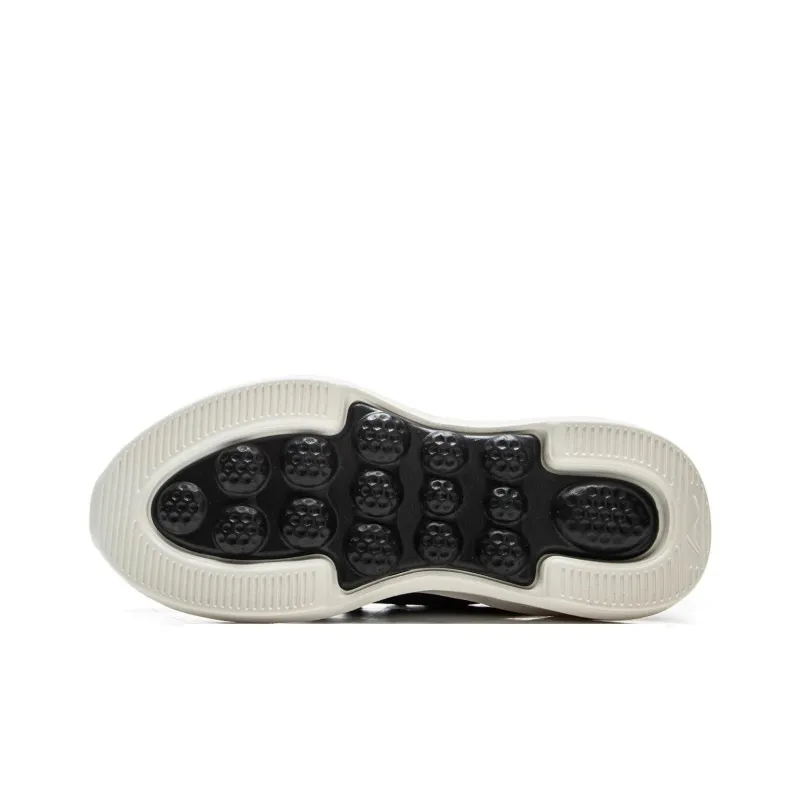LiNing Anti-Slip Wear-Resistant Breathable Supportive Lightweight Rebound Low-Top Casual Shoes Women's Black-6
