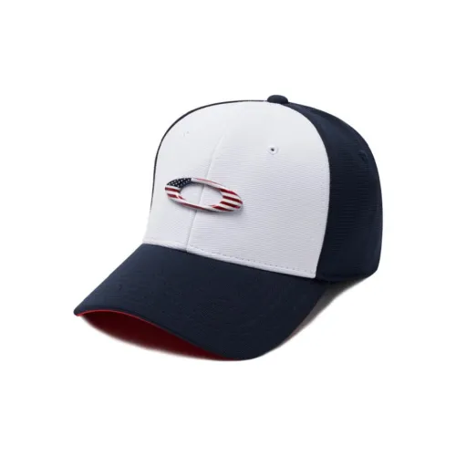 Oakley Polyester Baseball Caps Unisex Blue
