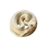 Wood-Fired Serpent Lid Tea Pet Holder
