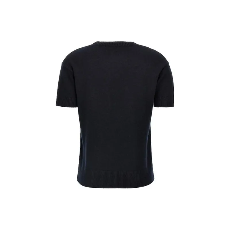 MaxMara Logo Intarsia Crewneck Top-1