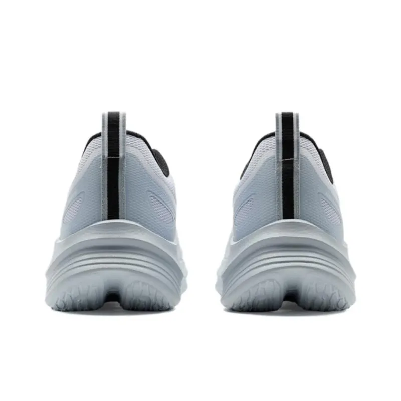 XTEP Feather Slip Resistant, Abrasion Resistant, Breathable Low Top Casual Running Shoes Men's Gray White-4