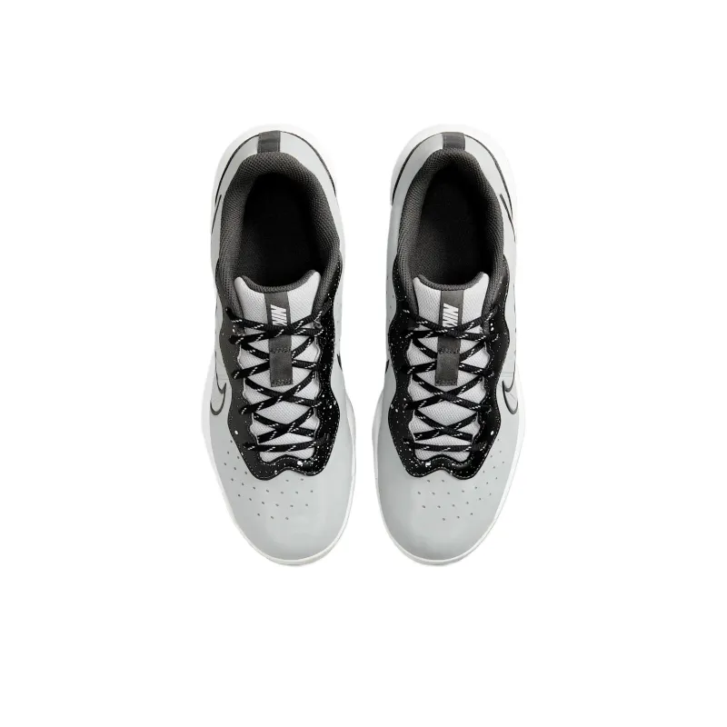 Nike Alpha Huarache Varsity 4 Low Wolf Grey White Dark Smoke Grey-3