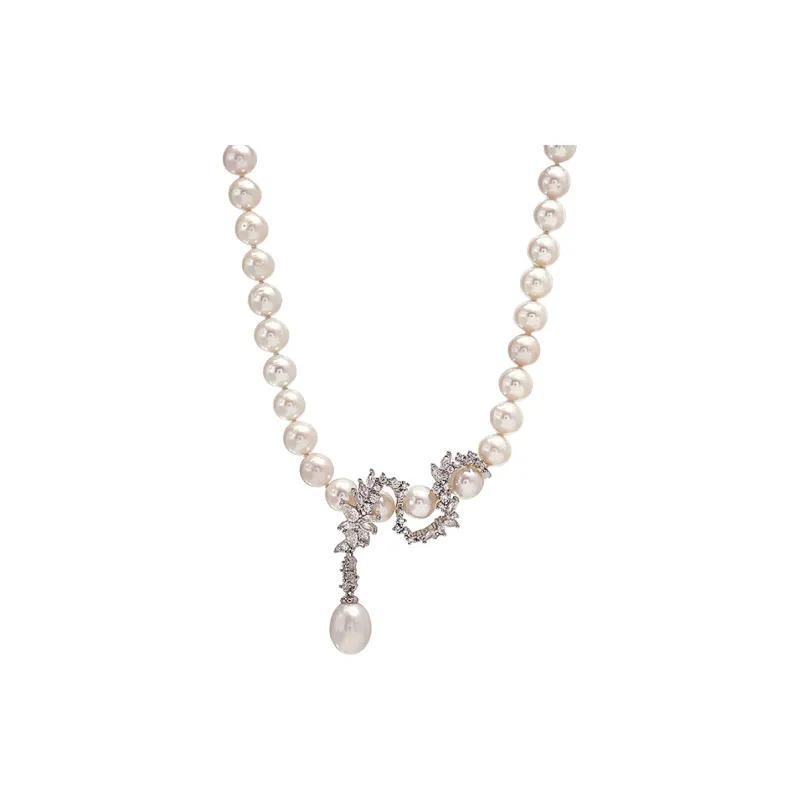 QLADY Pearl Necklaces Women's-0