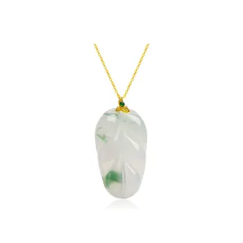 With The Heart Of The Jade Ice Glutinous Jadeite Necklaces Women's