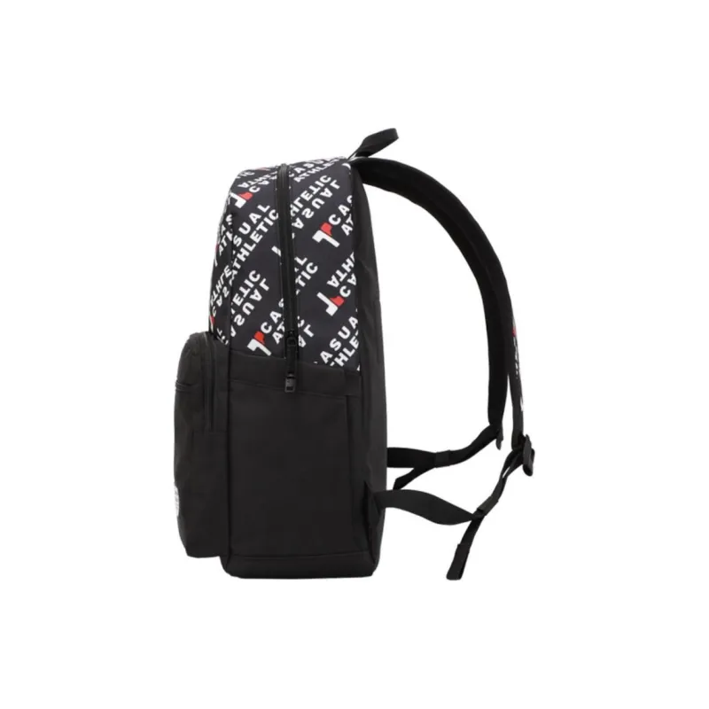 TINYAT Polyester Backpack Large Size Unisex Black-2