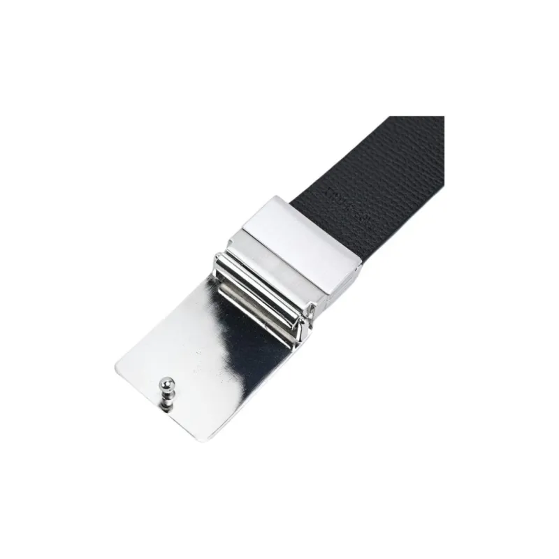 EMPORIO ARMANI Reversible Leather Belt With Logo Buckle-4