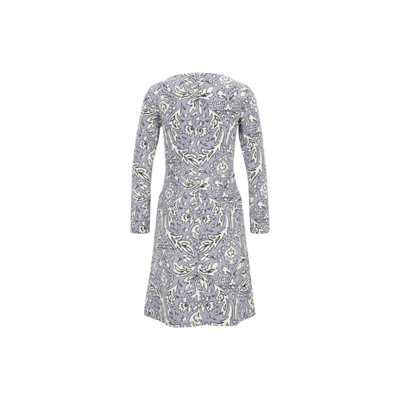 WEEKEND MaxMara Long Sleeved Dress Women's Light Blue-1