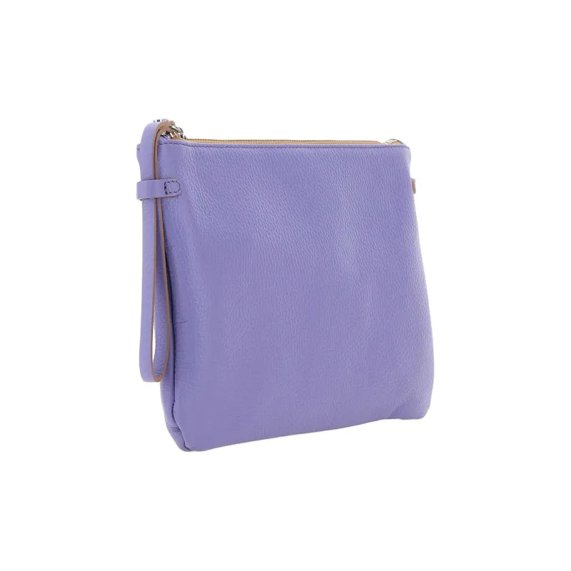 GIANNI CHIARINI Leather Shoulder Bag Women's Purple-1