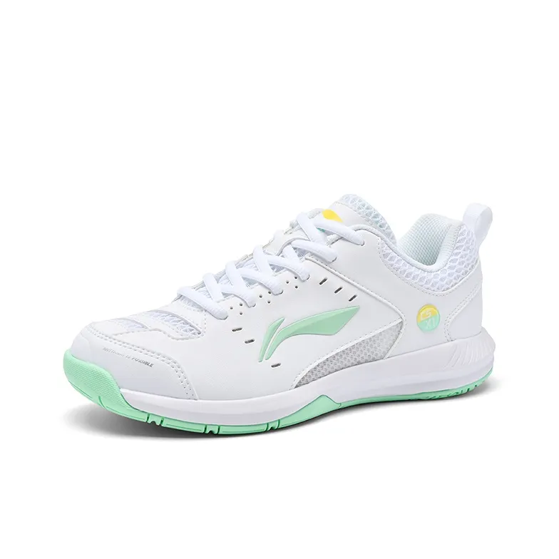 LiNing Feather Slip-Resistant Breathable Lightweight Low-Top Badminton Shoes Unisex Light Turquoise-1