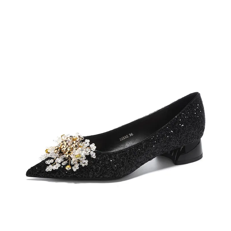 XIMO BULL Chunky Heel High Heels Women's-10