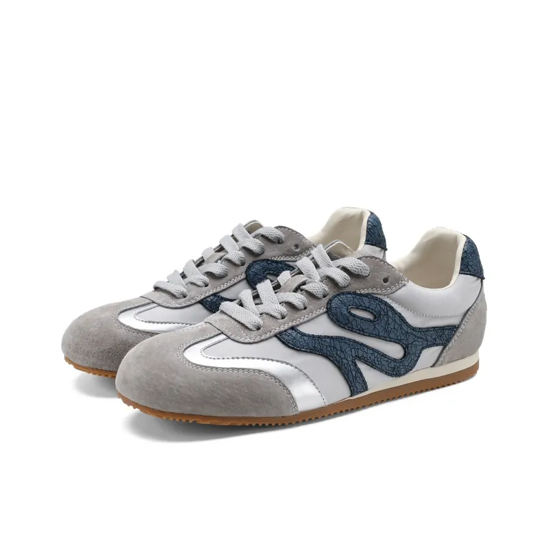 D FUSE SCANDINAVIA German Army Trainers Low Top Casual Shoes Women's-7