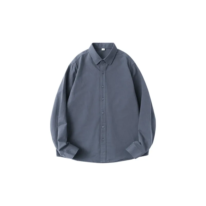 ZHONGBANGJICHU Shirt Unisex Smoke Gray-1