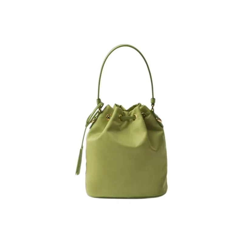 PRADA Re-EditionRe-Nylon Polyamide Bucket Bags Shoulder Bag Crossbody Bag Handbag Mini Women's Light Green-2