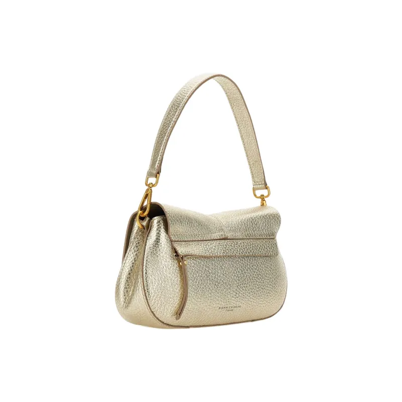 GIANNI CHIARINI Helena Round Foldover Top Shoulder Bag-1