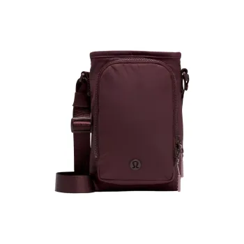 Lululemon Nylon Shoulder Bag Crossbody Bag Regular Women's Deep Red