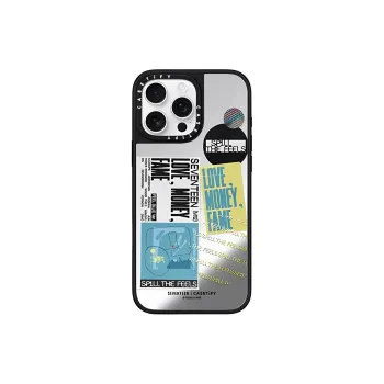 CASETIFY TPU+PC Material Patchwork Label Phone Cases Compatible With IPhone 15/16 Collection Trendy