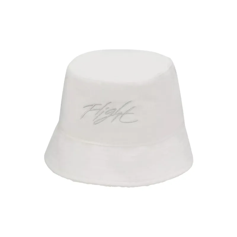 Nike Cotton Nylon Elastane Bucket Hats Unisex White-1