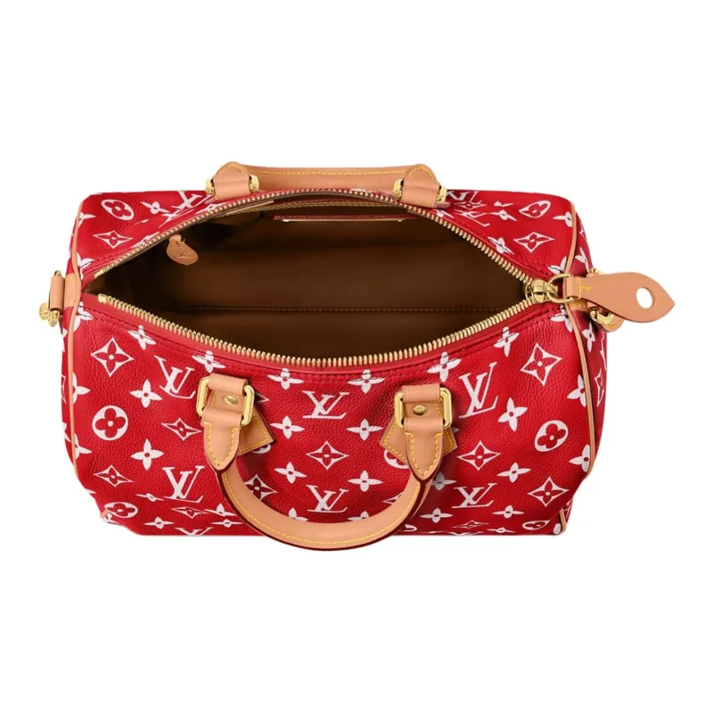 LOUIS VUITTON Speedy P9 Bandouliere 30 Rouge-3