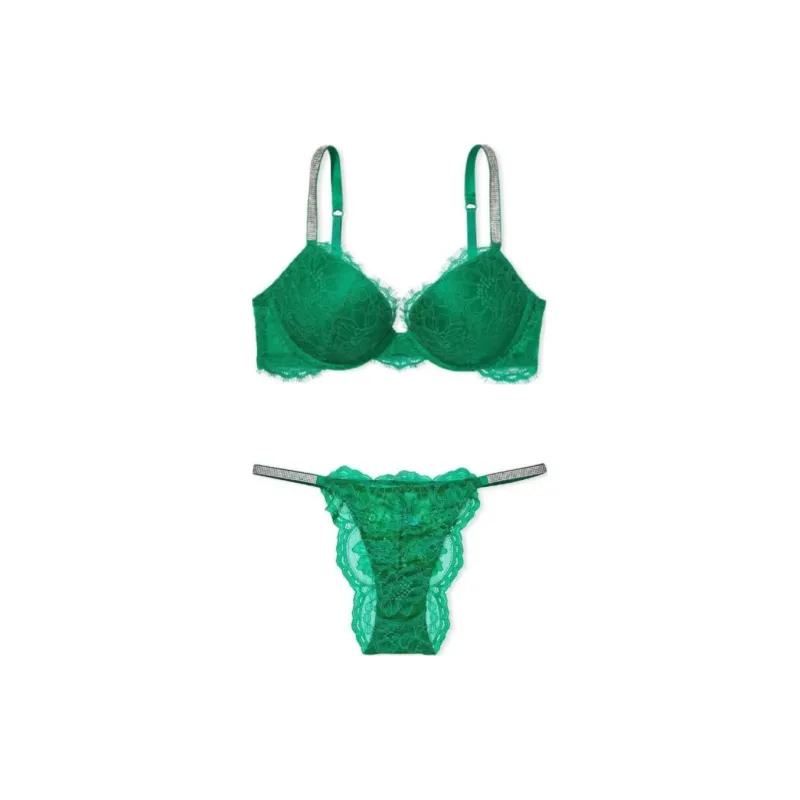 Victoria's Secret Underwear Set Women's Green-0