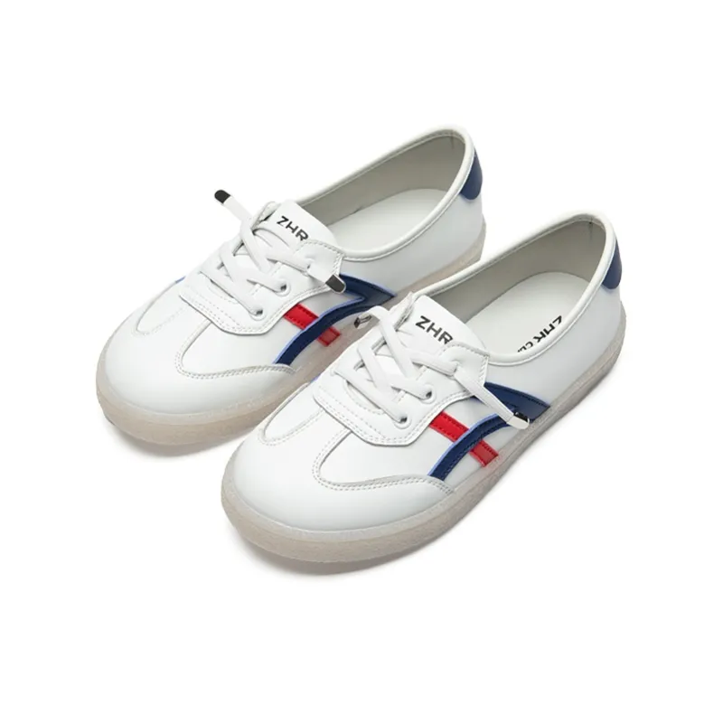 ZHR Small White Shoes Abrasion-Resistant Low-Top Skateboard Shoes Women's-2
