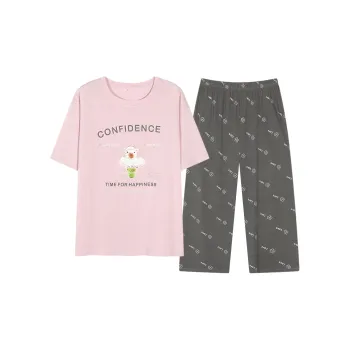 XIAFENYAN Pajama Set Women's Purple Pink