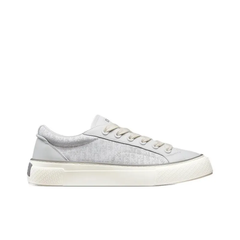 DIOR B33 Sneaker White Smooth Calfskin Oblique Jacquard-1