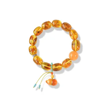Gu He Amber Jade Bracelets Unisex