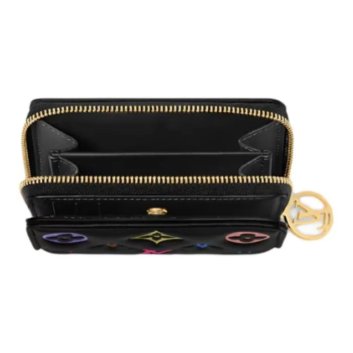 LOUIS VUITTON X Takashi Murakami Lou Wallet Black Multicolored-4