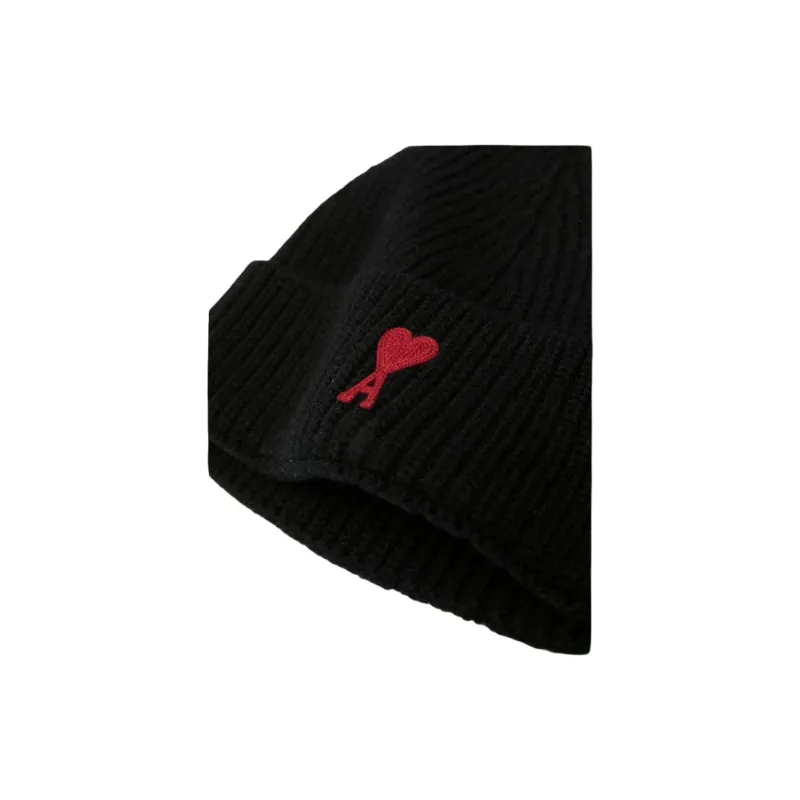 AMIPARIS Logo embroidered Ribbed knit Beanie-2