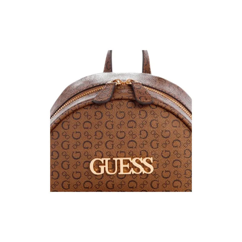GUESS Artificial Leather Backpack Women's Dark Brown-3