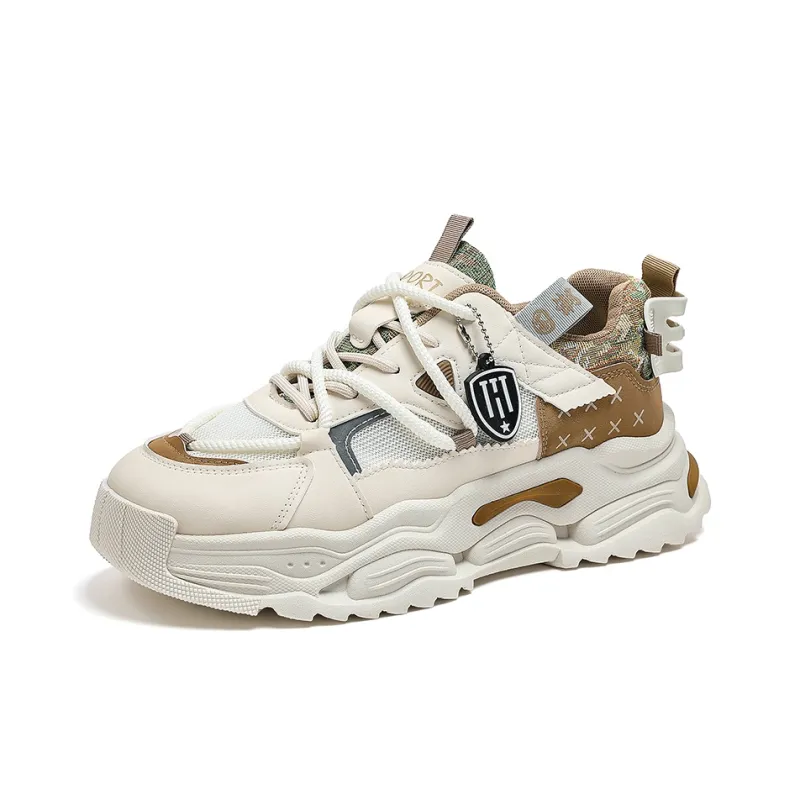HACKBUTEER Low-Top Chunky Sneakers Men's-7