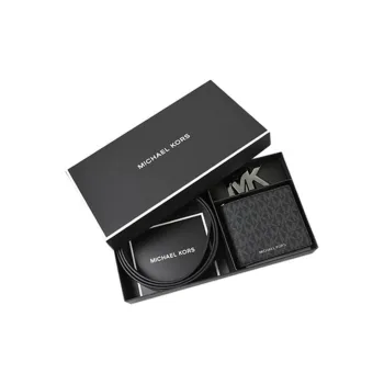 MICHAEL KORS MK Gifting Leather Wallet Men's Black