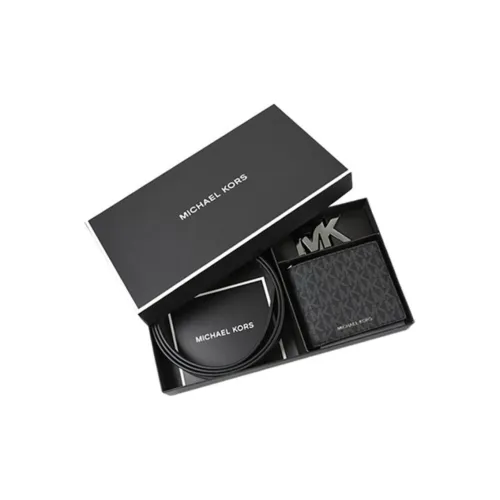 MICHAEL KORS MK Gifting Leather Wallet Men's Black